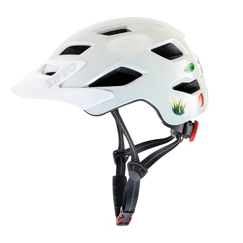 SIFVO Fahrradhelm Kinder Jungen und Mädchen 50-57cm, Kinder Fahrradhelm mit Abnehmbarem Visier Kinderhelm Multisport Helm Kinder Sicher und Komfortabel 5-14 Jahre