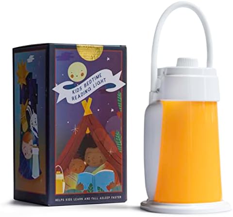 Kids Lantern Book Night Light Lamp for Camping Gear, Kids Reading Light, Toddler Camping NightLight, LED Study Desk Lamp for Students, USB Rechargeable 6-12 Hour Battery for Emergencies Power Outages