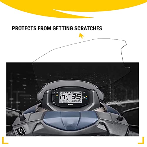 Image of NIKAVI SMSG21 Speedo Meter Screen Protector Scratch Guard Compatible for - BURGMAN Access 125