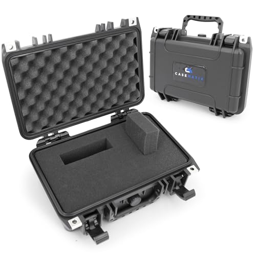 CASEMATIX 12' Waterproof Hard Case with Customizable Foam for Portable Electronics, Tools and...