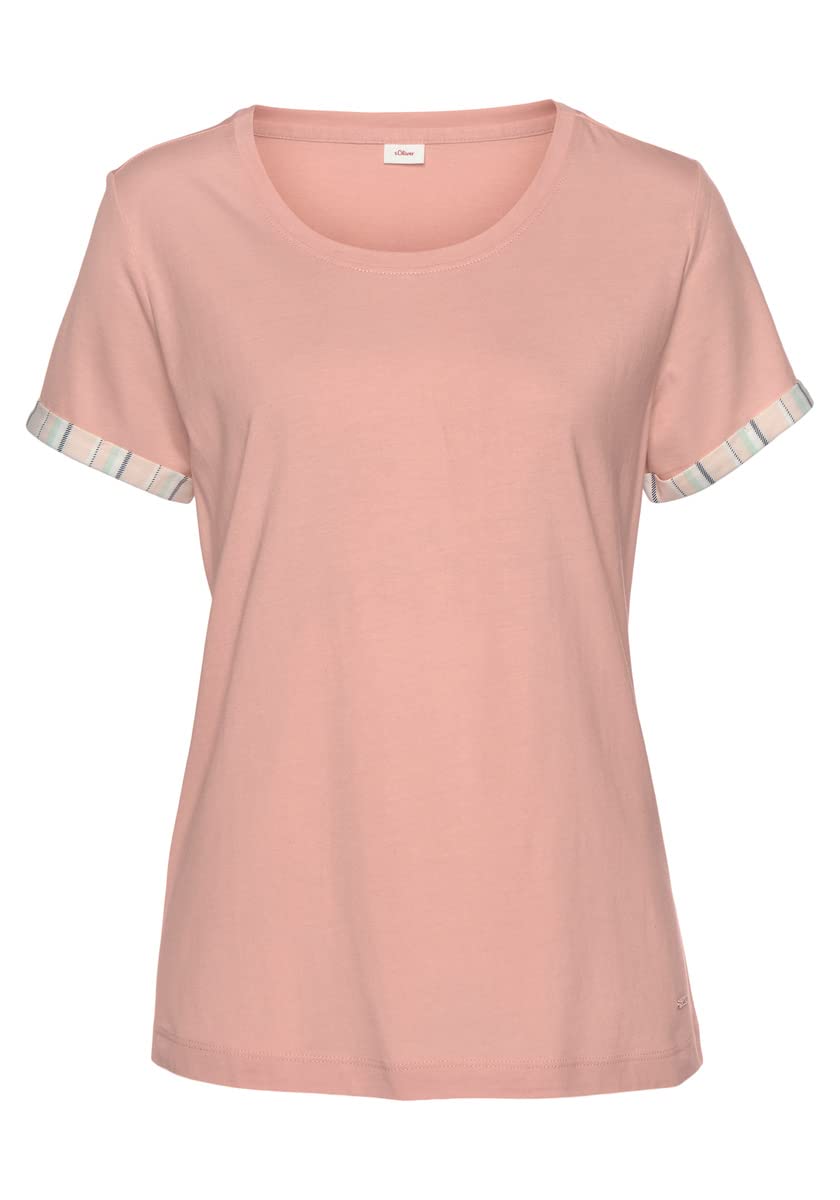 s.Oliver Ladies Pyjama Top, Apricot, 6/8 UK