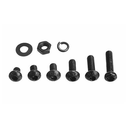 Preisvergleich Produktbild EsportsMJJ 300Pcs M3 Schwarz Legierter Stahl Schrauben Bolzen Mit Sechskantmuttern Unterlegscheiben Sortiment - #2