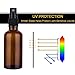 hmaimas 2oz Amber Glass Spray Bottles for Essential Oils, Small Empty Spray Bottle, Fine Mist Spray, Set of 3