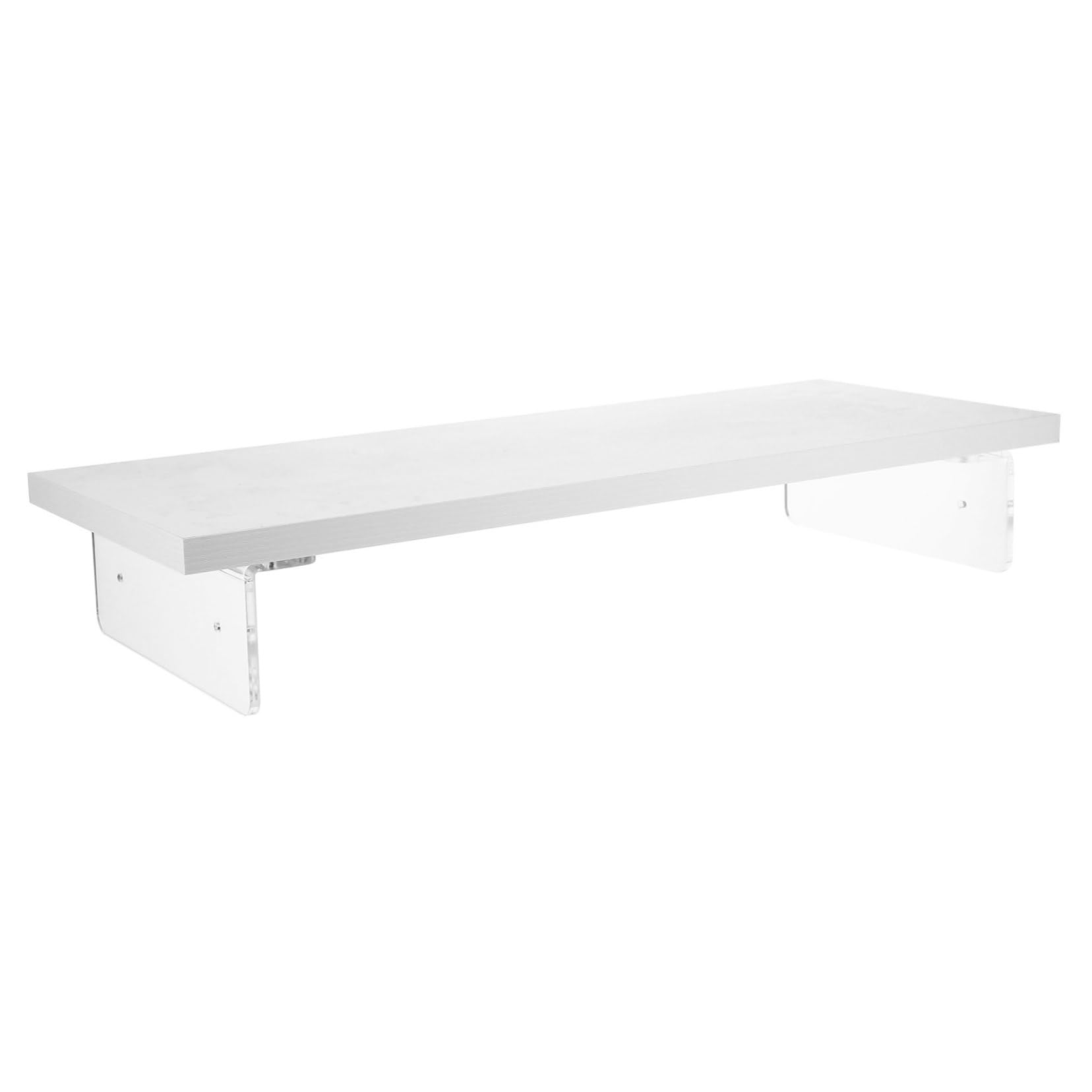 Elevador de monitor blanco ideal para mejorar el confort en el escritorio