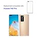 SWARK Front Screen Glass Outer Panel Lens Replacement +OCA Compatible with Huawei P40 Pro (No LCD Screen and Touch Digitizer) with Repair Kit