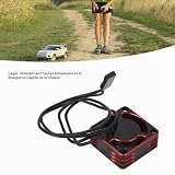 Bonkzebu ventilateur ESC rouge 25x25 mm, 5 à 7,4 V continu photo 6