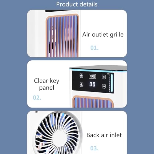 Unité de climatisation mobile contre la chaleur avec cuve 900ml