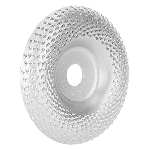 Extreme Shaping Disc, Steel Woodw Grinding Wheel Power Angle Grinder Attachment Discs Tool Accessories Hardware PartsSilver Curved Root G E1 532 Accessory with for Wood Concrete