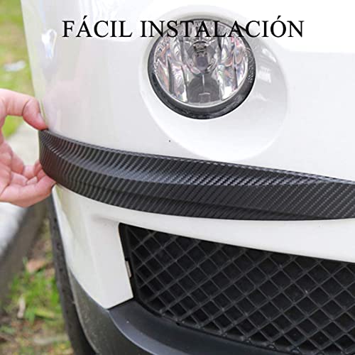 Voarge 4 Stück Universal Auto Ecke Stoßstange Guard Anti-Scratch Protector Aufkleber Streifen Kratzfest, Schwarz