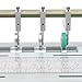3-in-1 Electric Creasing Machine Paper Creaser Scorer Perforator Cutter for Cards Invitations Tickets Silver 460mm/18inch