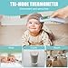 Amplim Non-Contact Forehead Thermometer for Kids and Adults. AmpMed FSA HSA Approved No-Touch Baby Head Temporal Thermometer. Touchless Digital Fever Thermometer for Accurate Temperature Reading