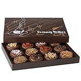Granny Bellas Valentines Day 12 Chocolate Covered Cookies, Gift Basket for Him, Her Gourmet Candy Gifts Box for Food Delivery, for Girlfriend, Boyfriend, Husband, Wife, Men, Women, Mom, Family and Friends Holiday