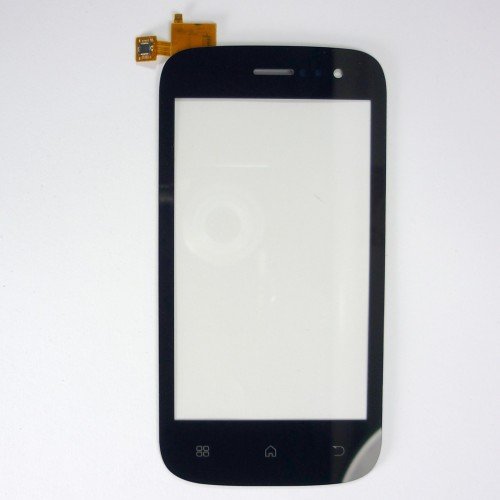 Vitre écran tactile noir + adhésif pour Wiko Cink Slim