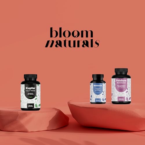 Kupfer Tabletten - 400 Stück x 2 mg Kupfer aus Kupferbisglycinat - hochdosiert - Copper, vegan und produziert in Deutschland - Verpackung kann variieren