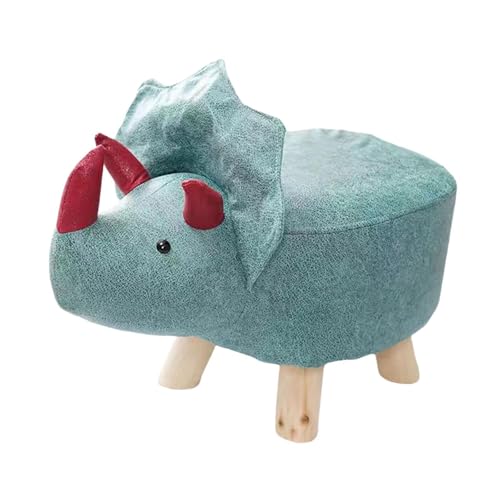 Image of CALANDIS Animal Footstool Creative Cute Pouffe Chair for Playroom Entryway Waterproof Dinosaur | Benches & Stools | Furniture