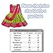 RC FASHIONS Girls Silk-Blend Lehenga Dress with Dupatta, Pink & Green Embroidered Festive Outfit for Ages 2–5 Years (US, Age, 4 Years)