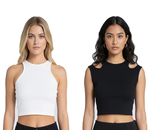 Image of Women's Stylish & Premium Cotton Tank Top & Crop Top for Women