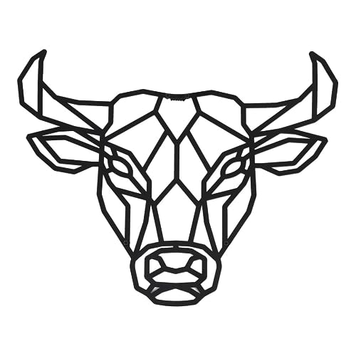 Hansmeier Escultura de Metal | Bull | 50x40cm | Moderno Escultura | Figura Escultura...