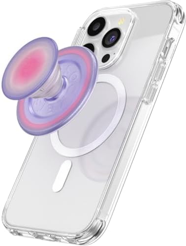 PopSockets MagSafe PopGrip Transparent| Magnetic Phone Grip & Stand, S PopSockets MagSafe PopGrip Transparent| Magnetic Phone Grip & Stand, S