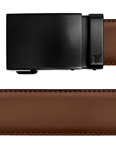 Image of Mission Belt Men's Leather Ratchet Belt, 40mm Metal Collection