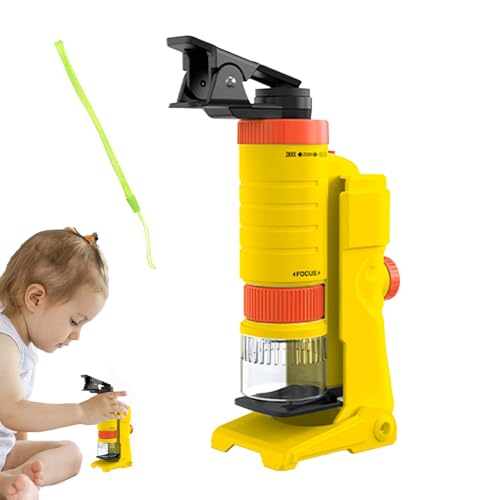 Microscopio de mano portátil - Microscopio de mano, microscopios para niños, laboratorio, microscopios digitales, microscopios de mano, microscopio de bolsillo, portátil, para cumpleaños o Navidad