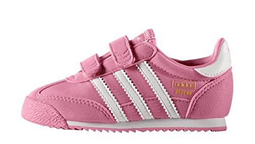 adidas Unisex-Kinder Dragon OG Trainer Low, Pink (Easy Pink/FTWR White/Easy Pink)