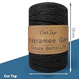 Zoom IMG-1 ourtop corda macram 3mm x Zoom IMG-1 ourtop corda macram 3mm x