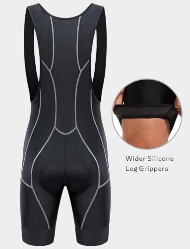 Image of Przewalski Men's 3D Padded Cycling Bike Bib Shorts, Excellent Performance and Better Fit