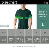 Merino Protect 100% wełna merynosowa koszulka męska odporna na zapachy warstwa bazowa lekka turystyka podróż t-shirt miękki podkoszulek, Zielony leśny, L