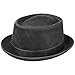 Produktbild Stetson Pork Pie Hut Odenton Damen/Herren - Porkpie aus Baumwolle - Fedora Wasserabweisend & Sonnenschutz - Herrenhut Sommer/Winter - Musikerhut schwarz XL (60-61 cm)