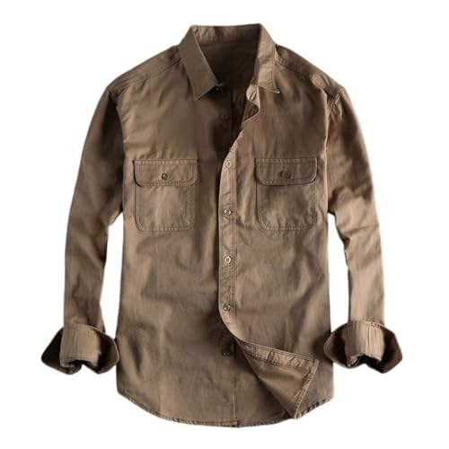 Chemise cargo vintage coton homme idéale pour les sorties et loisirs nature
