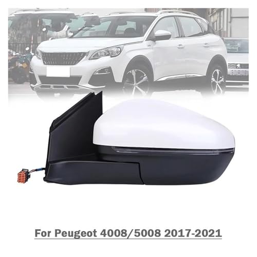 Rétroviseur extérieur Peugeot 5008 chauffant électrique gris - 4