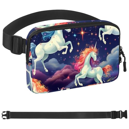 Sac banane licorne étoilée réglable pour ne plus perdre vos affaires en voyage