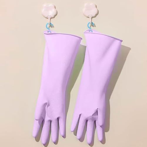 Paños De Limpieza Duraderos Y Respetuosos Con La Piel, Reutilizables, Impermeables, Antideslizantes, Guantes De Goma Para Lavavajillas