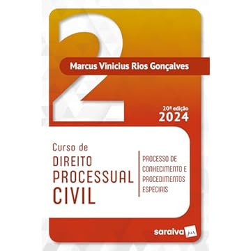Capa do livro Curso de Direito Processual Civil - Vol 2 - 20ª edição 2024: Volume 2