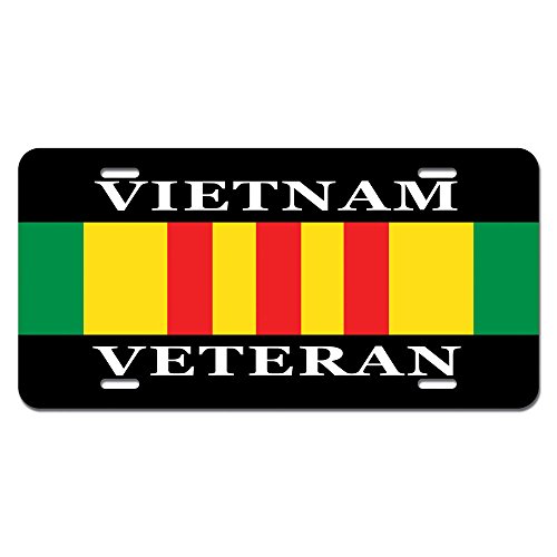 GRAPHICS & MORE Vietnam Veteran Ribbon Novelty Metal Vanity License Tag Plate