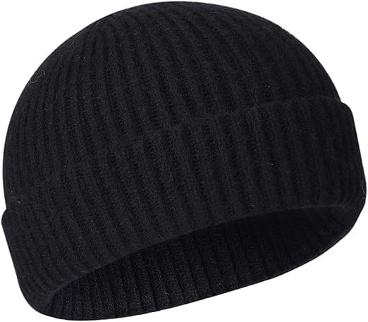 gajraj Swag Wool Knit Cuff Short Fisherman Beanie for Men Women, Winter Warm Hats-picture-15