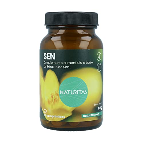 Sen 120 Cápsulas Naturitas Essentials | Laxante natural | Ayuda a la digestión | Complemento alimenticio