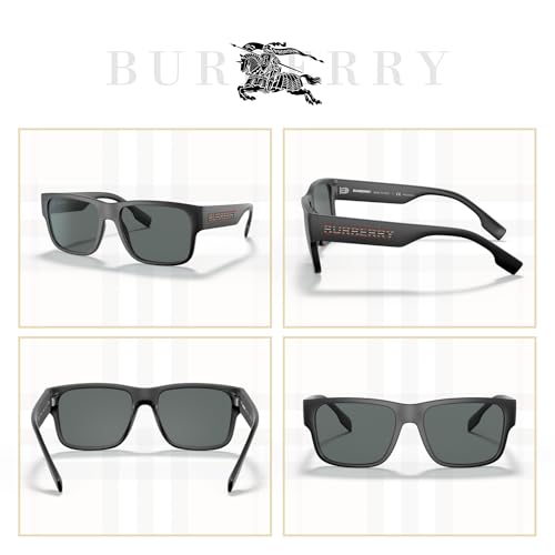BURBERRY Knight BE4358 Square Sunglasses for Men +BUNDLE with ACCESSORY EYEWEAR KIT3