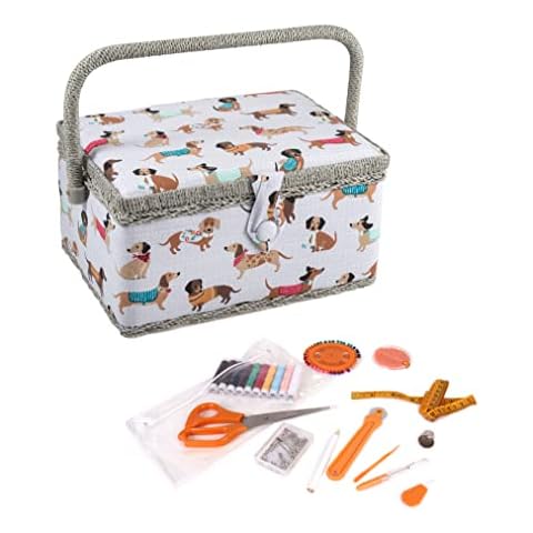 Hobby Gift Medium Sewing Box with Kit Cover