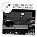 LALADEFIEE Tyre Pressure Gauge for Rv Car Motorcycle Pressure Monitor Mechanical Pointer No Battery Required
