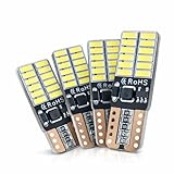 YaaGoo W5W T10 12V Innenraum Lampe Auto Leselicht Kartenlicht Türlicht Deckenlicht Weiß 4er Set