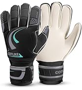 COTLIKE Soccer Goalie Gloves for Kids Boys Girls Youth & Adult, 4+3MM Super Grip Latex Football G...