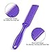 IfSelect Hair Cutter Comb Personal Trimmer Double Sided Hair Cutting Comb with Stainless Steel Blade Hair Shaper Razor for Both Long and Short Hair Purple