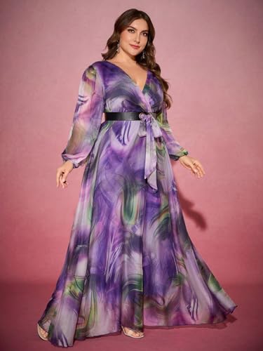 Image of TOLEEN Women's Plus Size Sequin Dress Luxurious Style Formal Cocktail Evening Party Maxi Dresses