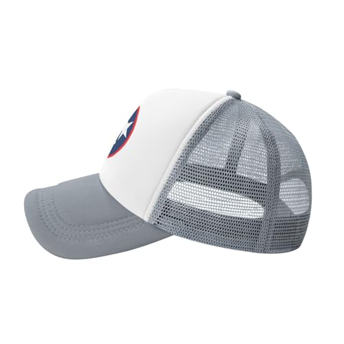 Tennessee Tri Star Flag Trucker Hat Snapback Mesh Baseball Cap Unisex3