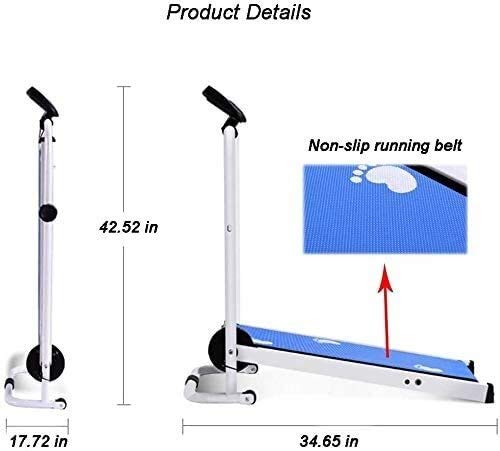 Image of Treadmill Small Multifunctional with LCD Display Mute Run Machine for Home Gym Fitness Exercise Folding Treadmill