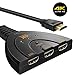 Produktbild HDMI Switch 4 K 3 Port 4 K Verteiler HDMI-Schalter mit flexiblem Kabel unterstützt 4K 3D 1080P HD Audio für Nintendo Switch Xbox One Roku 3 Apple TV HD TV Xbox PS3 PS4 3-in-1 Ausgang