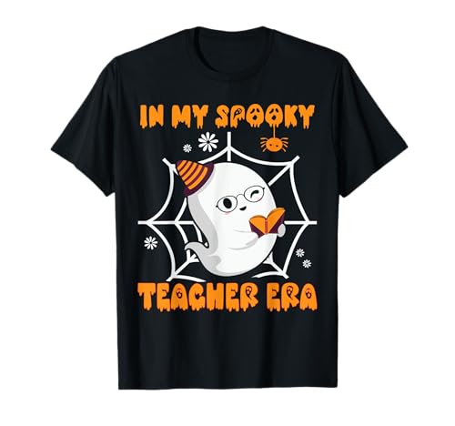 Men and Women In My Spooky Teacher Era Costume Halloween Camiseta