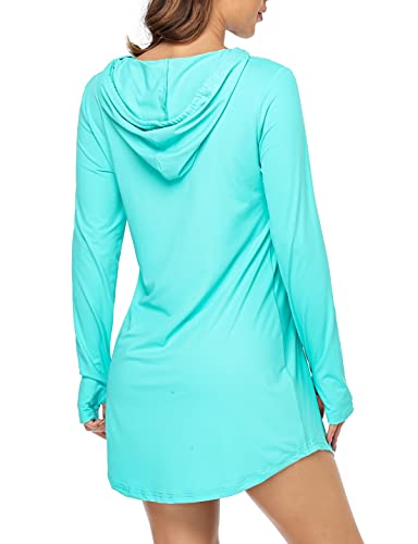 image for KORALHY Women's Activewear, UPF 50 Quick Dry Dress Long Sleeve Curve H